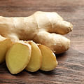 fresh ginger slices
