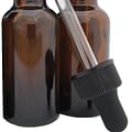 amber glass dropper bottles